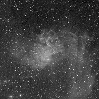 C31 (Flaming Star Nebula) — sky survey preview (NASA SkyView)