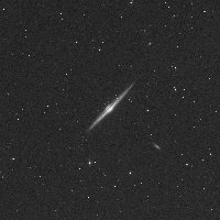 C38 (Needle Galaxy) — sky survey preview (NASA SkyView)
