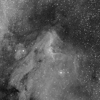 IC 5070 (Pelican Nebula) — sky survey preview (NASA SkyView)
