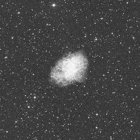 M1 (Crab Nebula) — sky survey preview (NASA SkyView)