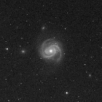 M100 (Mirror Galaxy) — sky survey preview (NASA SkyView)