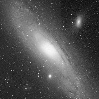 M31 (Andromeda Galaxy) — sky survey preview (NASA SkyView)