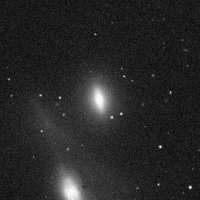 NGC 4435 (Eyes) — sky survey preview (NASA SkyView)