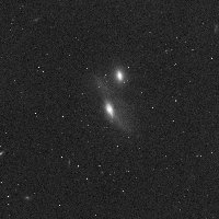 NGC 4438 (Eyes) — sky survey preview (NASA SkyView)
