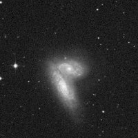 NGC 4567 (Butterfly Galaxies) — sky survey preview (NASA SkyView)