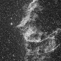 NGC 6995 (Eastern Veil) — sky survey preview (NASA SkyView)